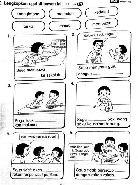 Pendidikan Moral Tahun 1 Online Exercise For Tahun 1 Live Worksheets