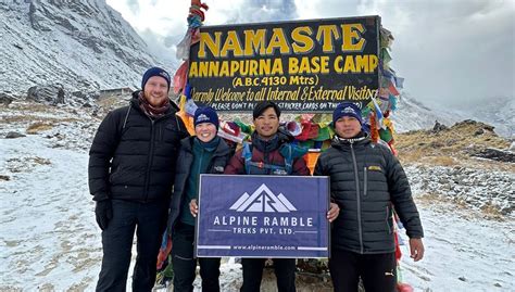 Annapurna Base Camp Short Trek Days Itinerary And Cost