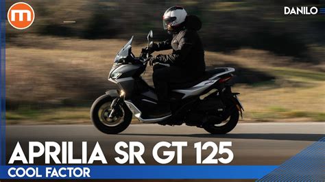 Aprilia SR GT 125 Scooter SPORTIVO GT O ADVENTURE Prova E Cool