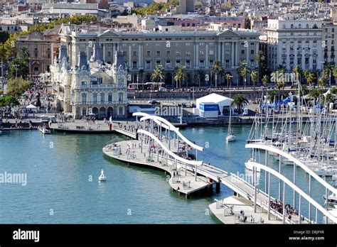 Old harbor Port Vell, Barcelona, Spain Stock Photo: 56961487 - Alamy