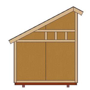 X Saltbox Shed Plan