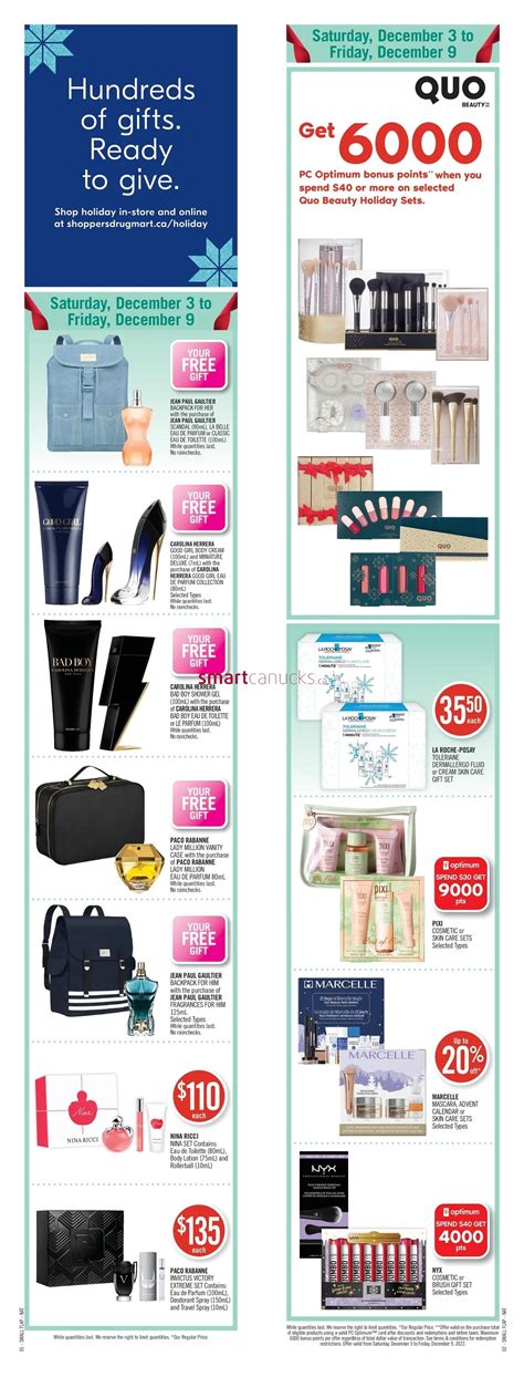 Shoppers Drug Mart On Flyer December To