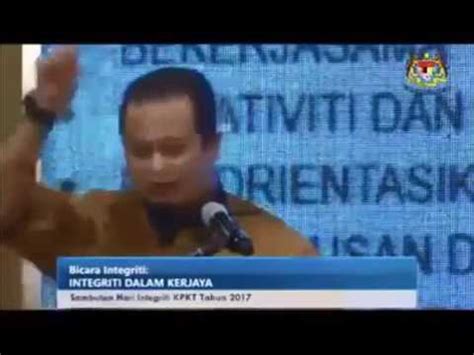 Syamsul Debat Ceramah Integriti Jangan Campuradukan Kerja Dengan