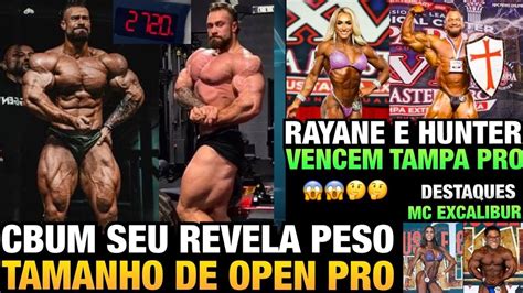 CBUM GIGANTE 123KG 10KG A MAIS QUE O RAMON RAYANE FOGAL CAMPEÃ E