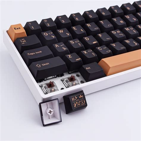 Gmk Pharaoh Pbt Keycap 129 Phím Cherry Profile Dye Sub Gmk Personalized