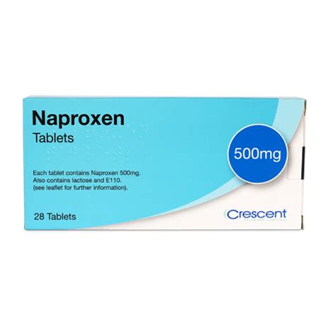 Naproxen 500mg Tablets – Crescent Pharma