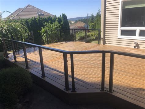 Trex Havana Gold Deck With Cable Rail Deck Masters Llc