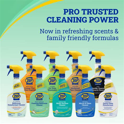 Home Pro All Purpose Bathroom Disinfectant Cleaner 32 Fl Oz Zep Inc