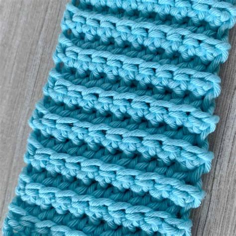 A Directory Of Crochet Rib Stitch Patterns And Ribbing Techniques Dora Does