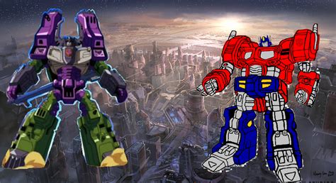 TF Armada Optimus Prime Vs Megatron On Cybertron by leivbjerga on ...