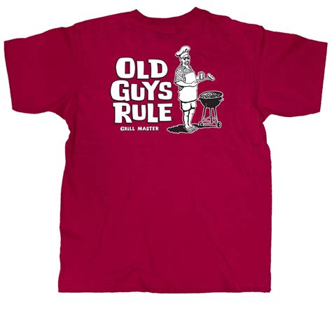 Old Guys Rule Old Guys Rule Grill Master Independence Red T Shirt