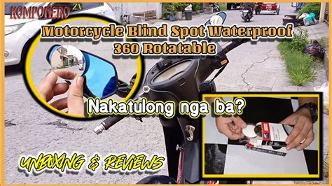 Motorcycle Blind Spot Mirror360 Waterproof Komponerozx4642 Youtube