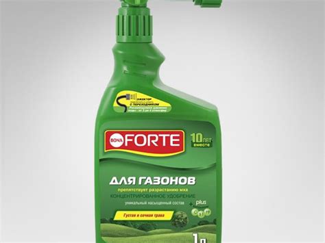 Bona Forte ЭЖЕКТОР Жидкое минеральное удобрение Для газонов, флакон 1л ...