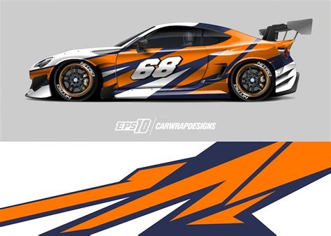 Premium Vector Livery Design For Race Car