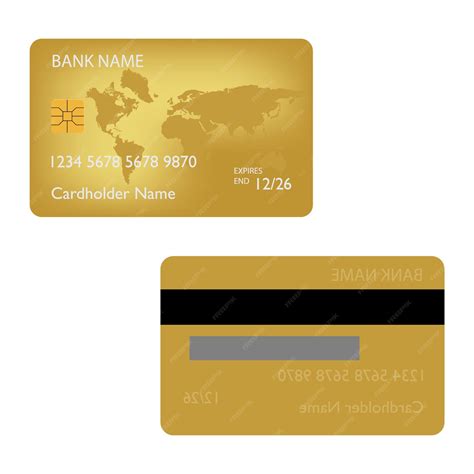 Conjunto de cartões de crédito detalhado realista com fundo de design