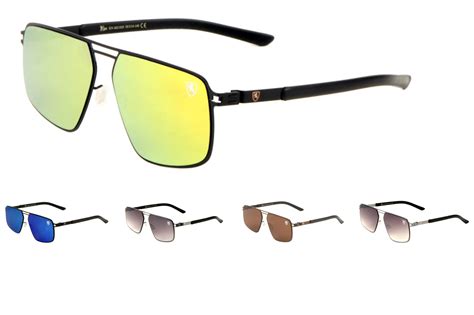 Khan Flat Top Bridgeless Aviator Sunglasses Mass Vision