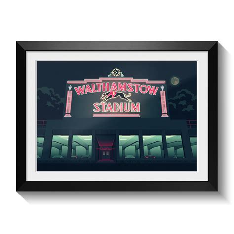 Walthamstow Stadium London Travel Poster – Bucket List Prints