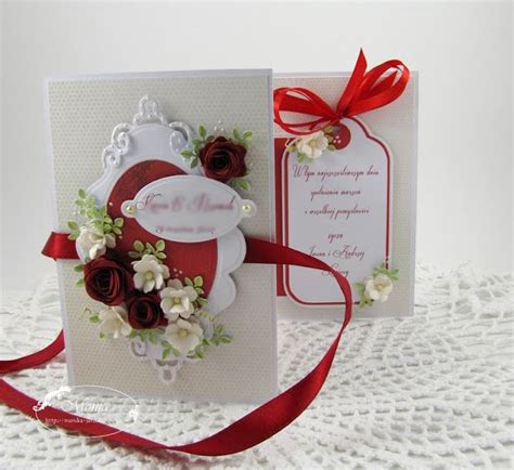 Moja Papierowa Kraina Kartka Harmonijkowa Wedding Anniversary Cards