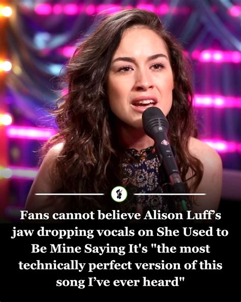 The Music - Alison Luff’s voice is a force of nature and her