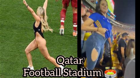 Naked Girl In Qatar Football Stadium Video Viral On Social Media