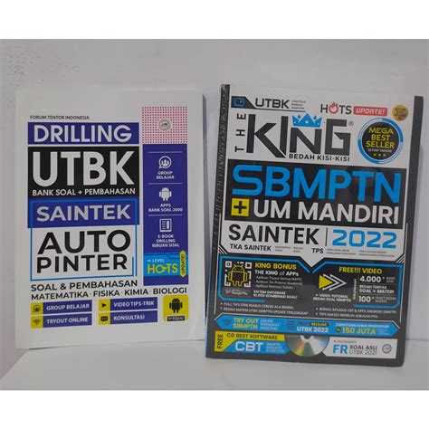 Jual Buku Soal The King Saintek The King Bedah Kisi Kisi Sbmptn