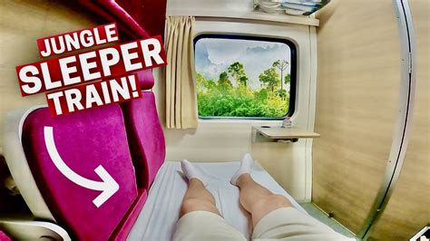 Riding The Overnight Jungle Train First Class Private Room Youtube