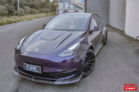 Cmst Carbon Fiber Body Kit Set For Tesla Model Y Buy With Delivery Installation Affordable