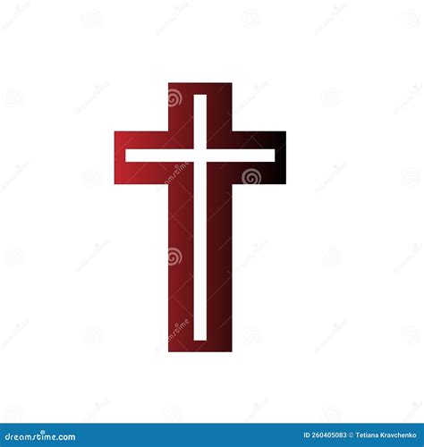 Cross Symbol. Symbol of Christianity. Vector Illustration. Stock Image Stock Vector ...