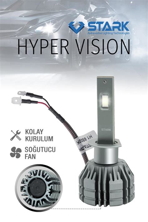 H Led Xenon Far Ampul Hyper Vision Serisi