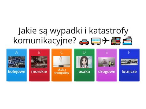 Wypadki I Katastrofy Komunikacyjne Uwolnienie Niebezpiecznych