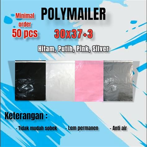 Jual Plastik Polymailer X Glossy Plastik Perekat Lem Packing