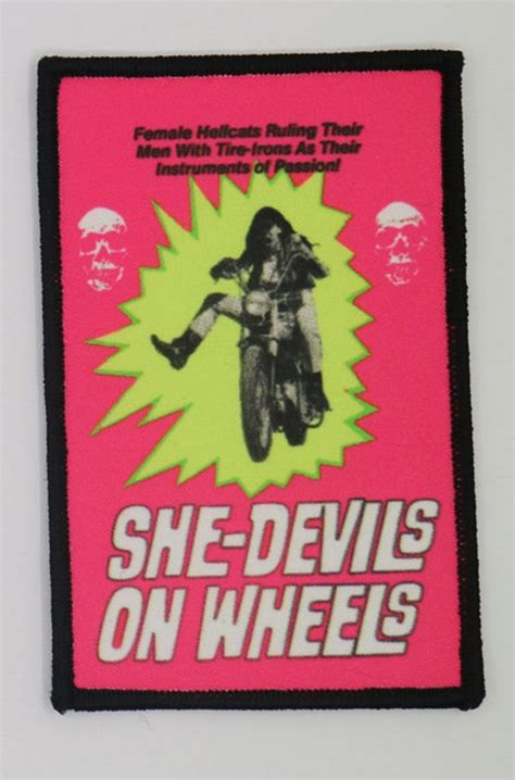 Patch She Devils On Wheels Horror Exploitation Biker Flick H G Lewis