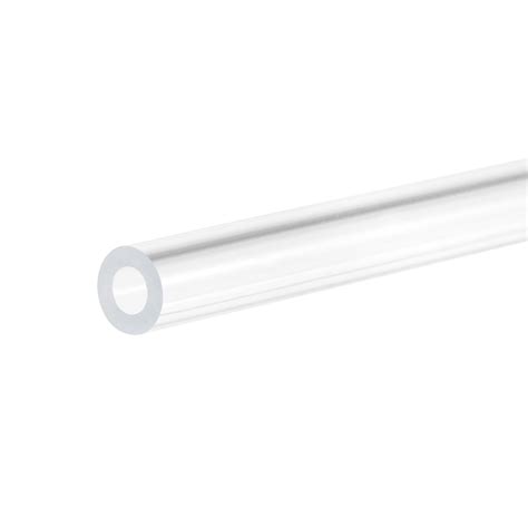 Uxcell 4mm ID X 8mm OD X 305mm Clear Rigid Acrylic Pipe Round Tube 4