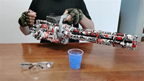 Minigun Gel Blaster Unboxing 2022 Gatling Electric Splatter Ball Toy