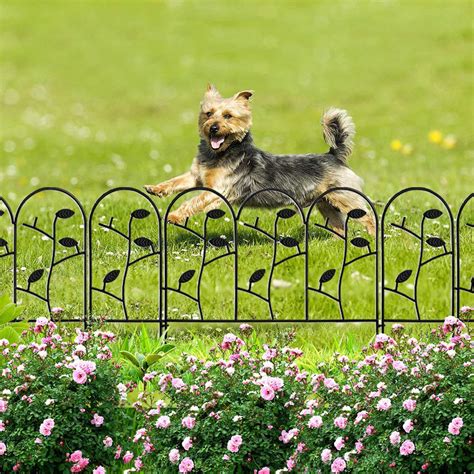 Amagabeli Garden Fence Metal Panels Decorative Garden Fencing Rustproof