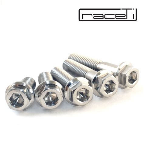 M8 30mm Titanium Hex Head Allen Flange Bolt Ti Grade 5 Dual Drive 30 X 125 7426792010936 Ebay