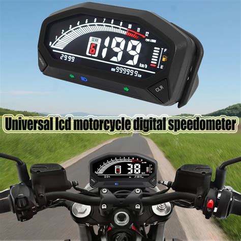 Universal Lcd Motocicleta Veloc Metro Digital Tac Metro Od Metro