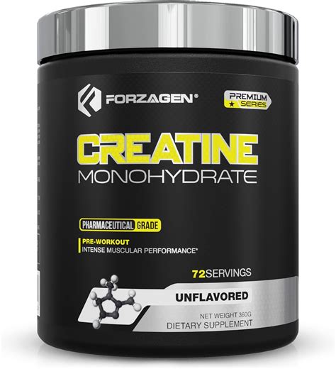 Amazon Forzagen Creatine Monohydrate Powder Unflavored Micronized