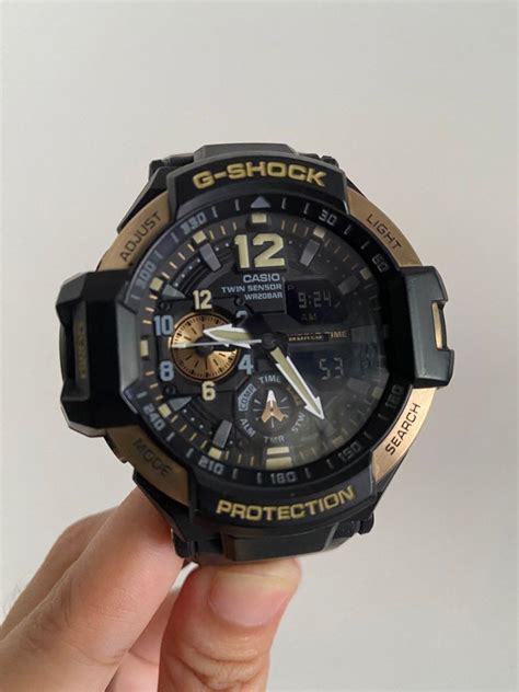 G Shock Casio Wr Bar Twin Sensor Men S Fashion Watches Accessories