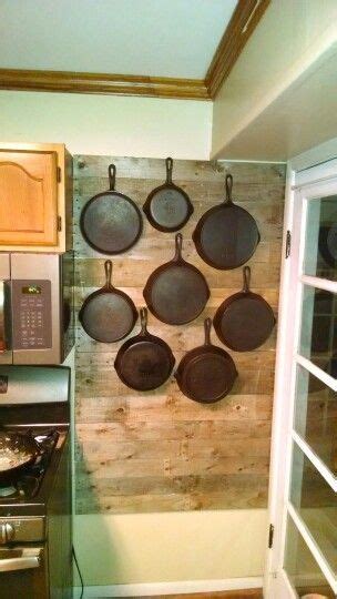 Cast Iron Skillet Display Cast Iron Decor Iron Storage Pan Storage