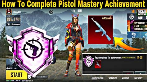 How To Complete Pistol Mastery Achievement In Bgmi Pubg Mobile How