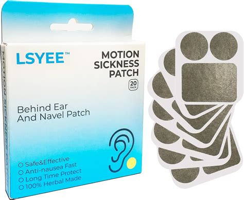 Lsyee 30 Counts Motion Sickness Patches Nausea Patches For Cruise Dizziness Vertigo