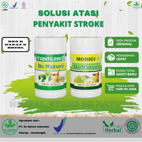 Jual Obat Stroke Struk Setruk Struke Ringan Dan Berat Centilos Morici