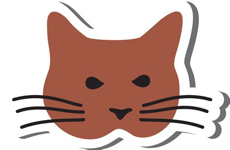 Whiskers Clipart Simple Cat Cat Png Download Full Size Clipart