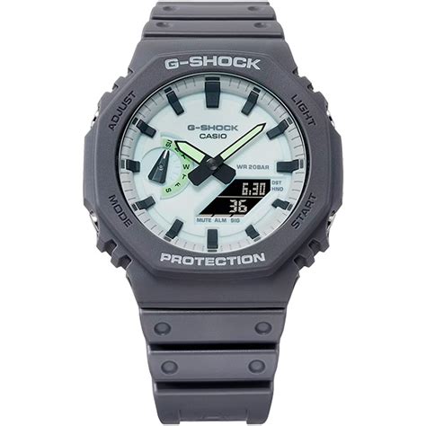 Relógio Casio G Shock GA 2100HD 8ADR Hidden Glow Treinit Artigos