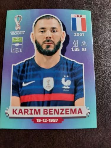 Lámina Qatar 2022 Fra16 Karim Benzema Cuotas sin interés