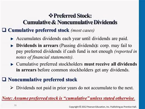 Cumulative Preferred Stock Formula Patrina Regalado