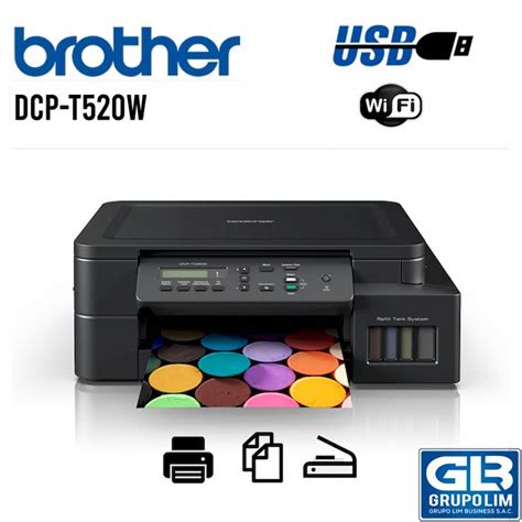 Impresora Multifuncional Brother Dcp T W Wireless Grupo Lim