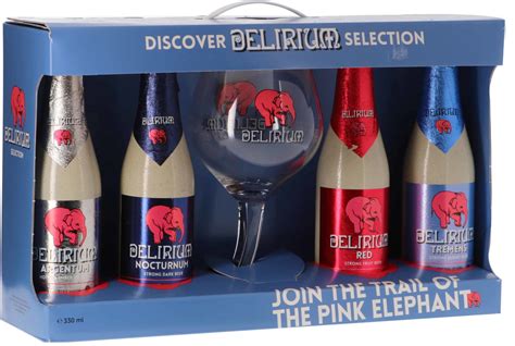 Belgian Beer Pink Elephant Delirium Nocturnum By Brasserie Huyghe