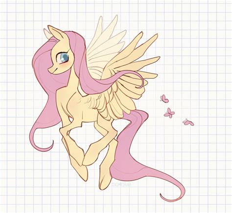 Safe Artist Somorai Fluttershy Butterfly Pegasus Pony